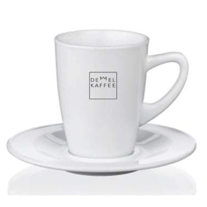 6er Set Gastro Kaffee Tasse + Untertasse